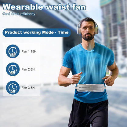 Wearable Belt Cooling Fan