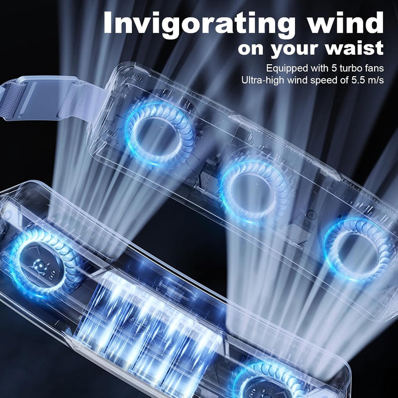 Wearable Belt Cooling Fan