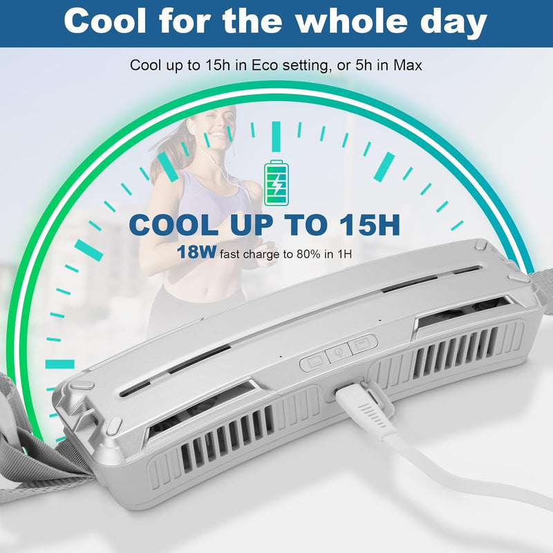 Wearable Belt Cooling Fan