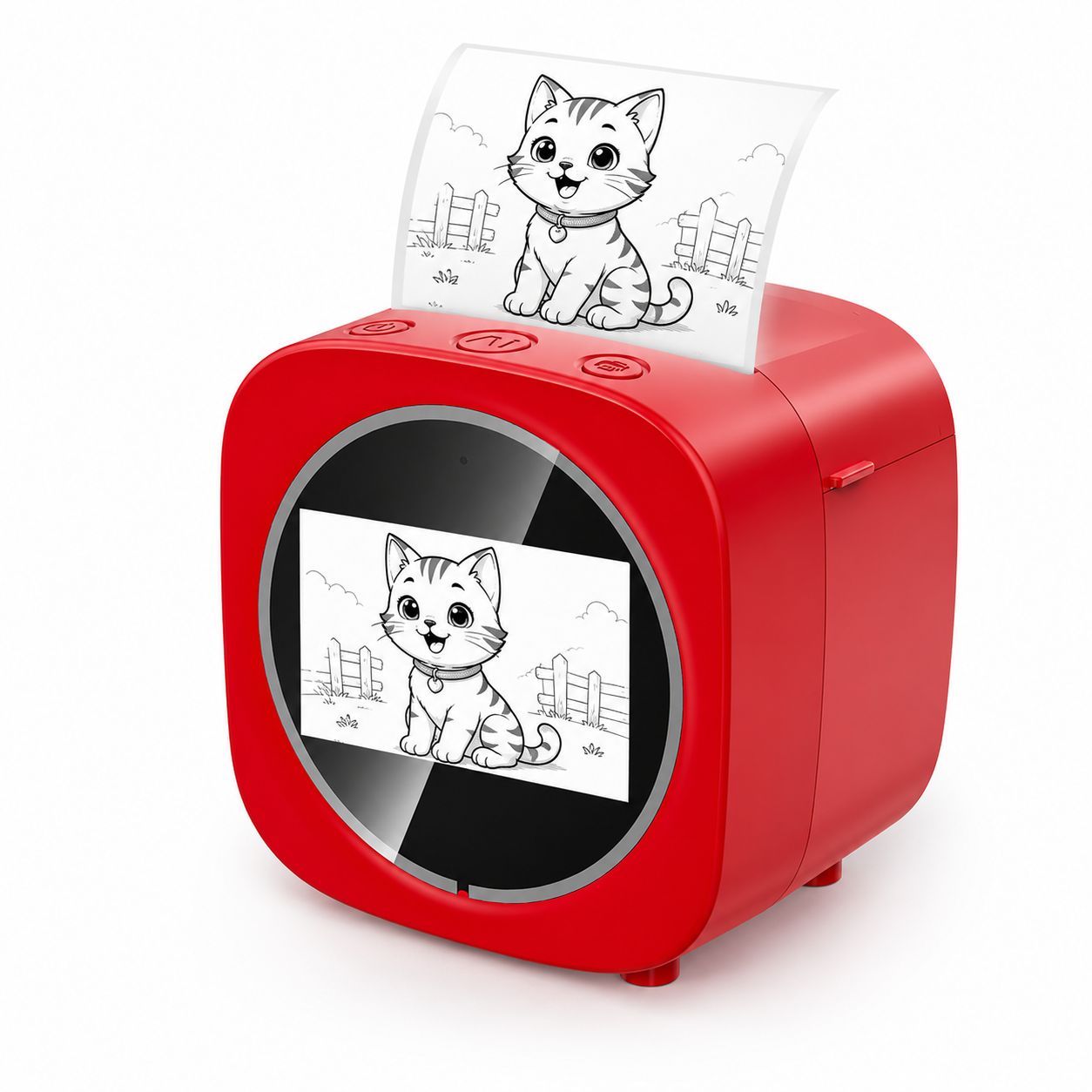 Mini Portable AI Printer